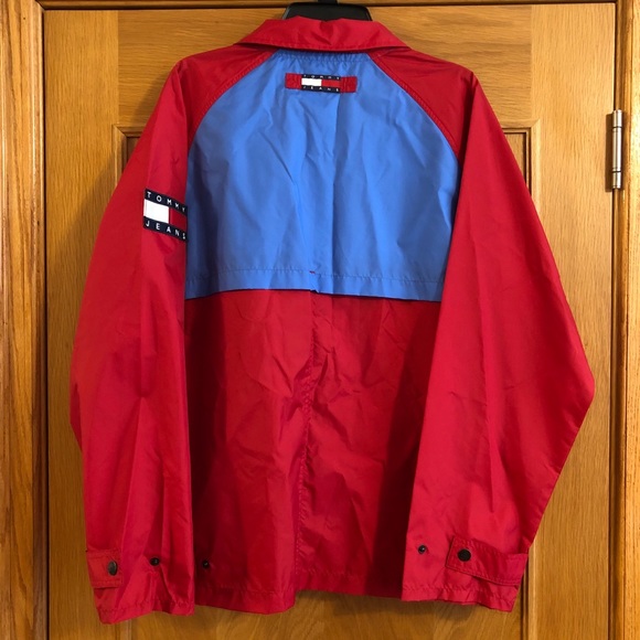 Vintage Tommy Jeans Hilfiger Rain Jacket Size L - Picture 6 of 10